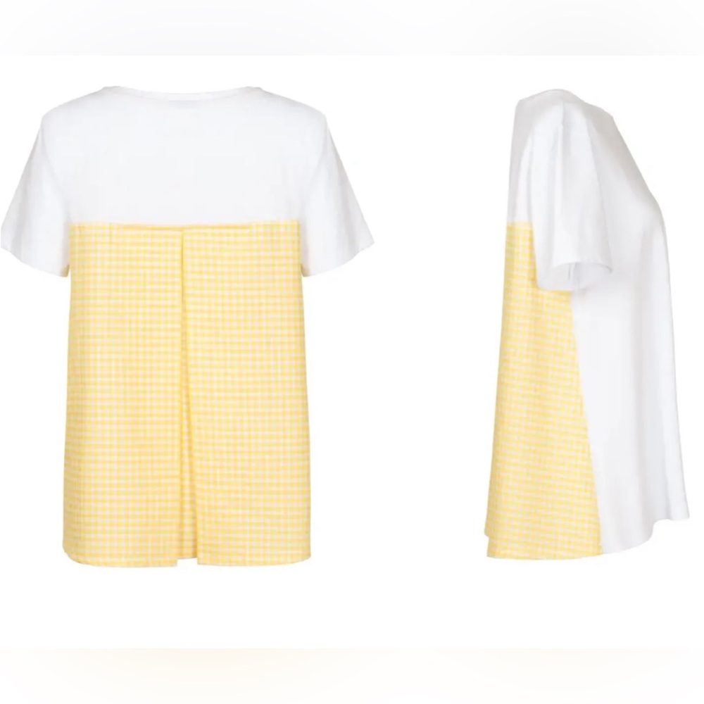 NWOT Gingham Back Tee Oliver Bonas